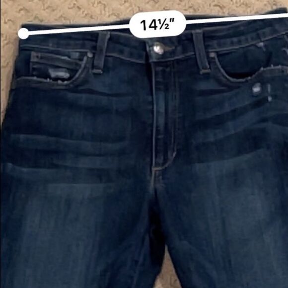 Joe’s High Rise Distressed Skinny Ankle Faith Denim Jeans Sz 30 - Picture 8 of 11